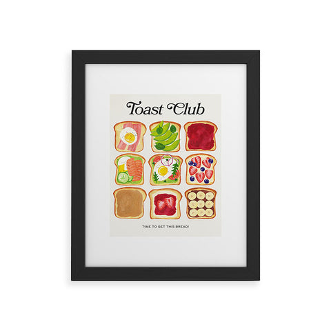 ayeyokp The Toast Club Brunch Art Framed Art Print