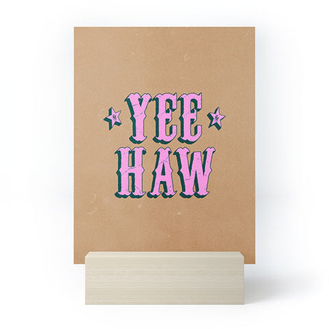 ayeyokp Yee Haw Full Rodeo Edition Mini Art Print