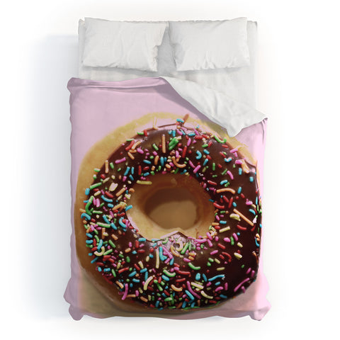 Ballack Art House Donut and pink Duvet Cover