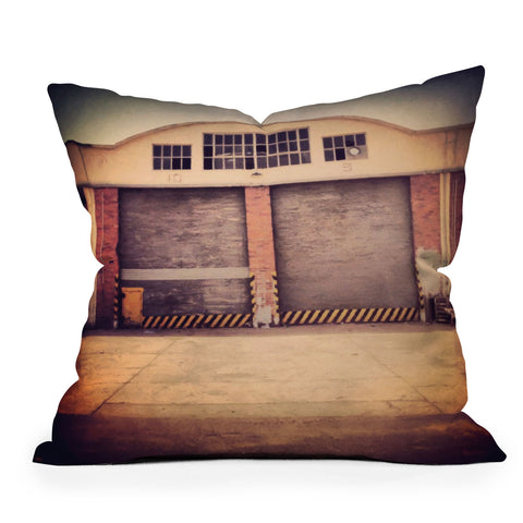 Ballack Art House Little Yellow Outdoor Throw Pillow