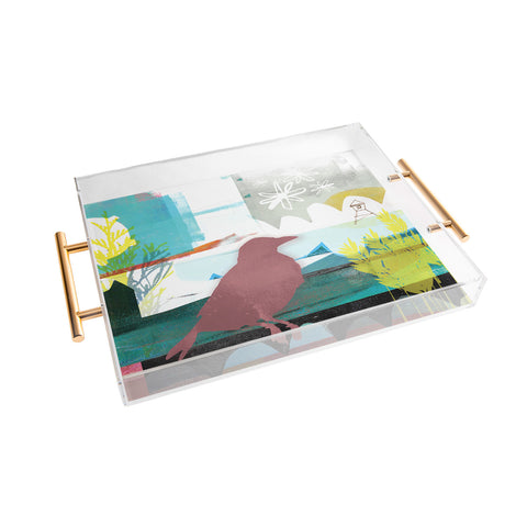 Barbara Chotiner Bird plus Ocean Acrylic Tray