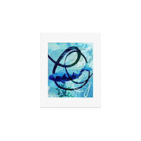 Barbara Chotiner Ocean Swirl Art Print