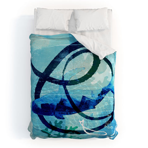 Barbara Chotiner Ocean Swirl Duvet Cover