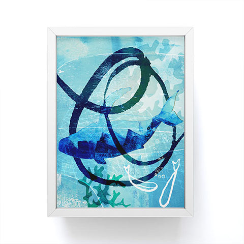 Barbara Chotiner Ocean Swirl Framed Mini Art Print