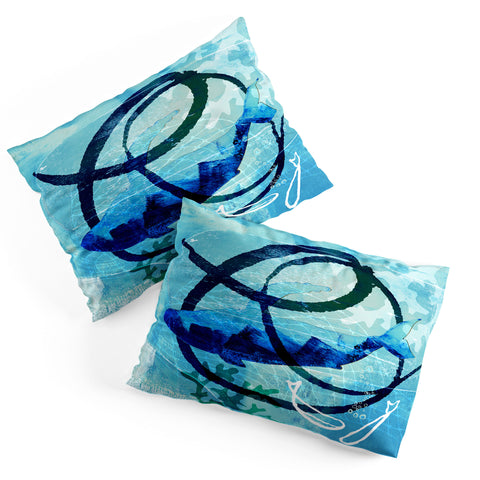 Barbara Chotiner Ocean Swirl Pillow Shams