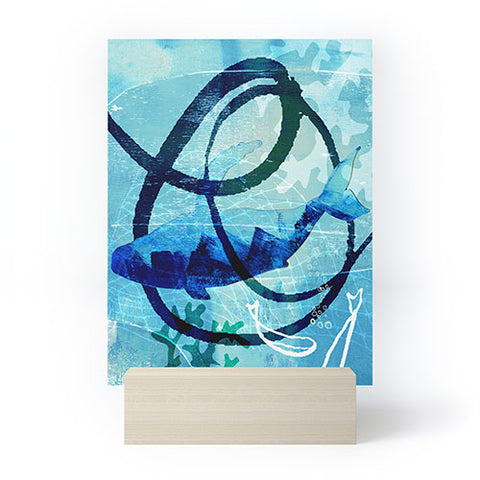 Barbara Chotiner Ocean Swirl Mini Art Print
