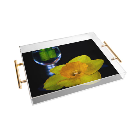 Barbara Sherman Daffodil Acrylic Tray
