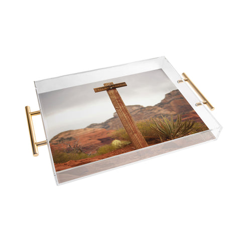 Barbara Sherman End Of Trail Acrylic Tray