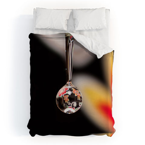 Barbara Sherman Floral Drop Duvet Cover