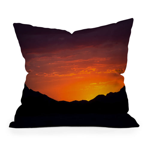 Barbara Sherman Sunset Glory Outdoor Throw Pillow