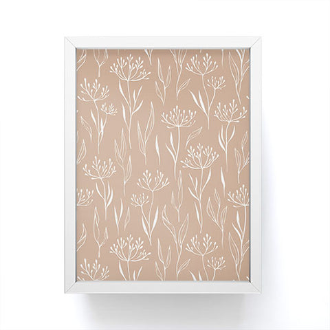 Barlena Dried Flowers and Leaves Framed Mini Art Print