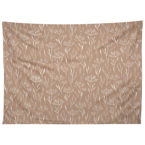 Barlena Dried Flowers and Leaves Tapestry