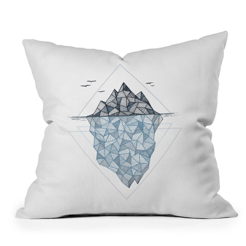 Barlena Iceberg Outdoor Throw Pillow