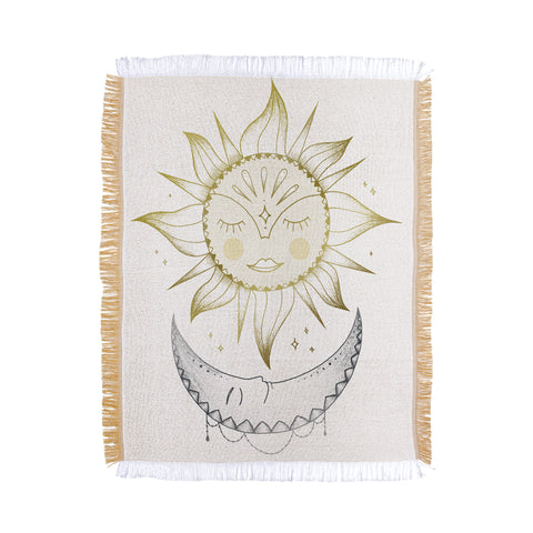 Barlena Magical Sun and Moon Throw Blanket