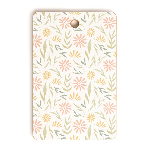 Barlena Meadow Pink Cutting Board Rectangle