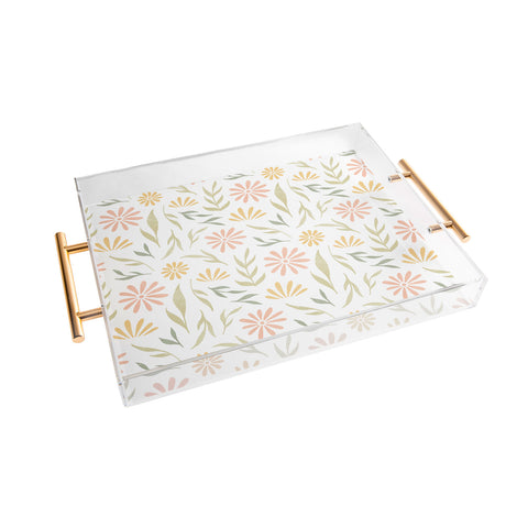 Barlena Meadow Pink Acrylic Tray