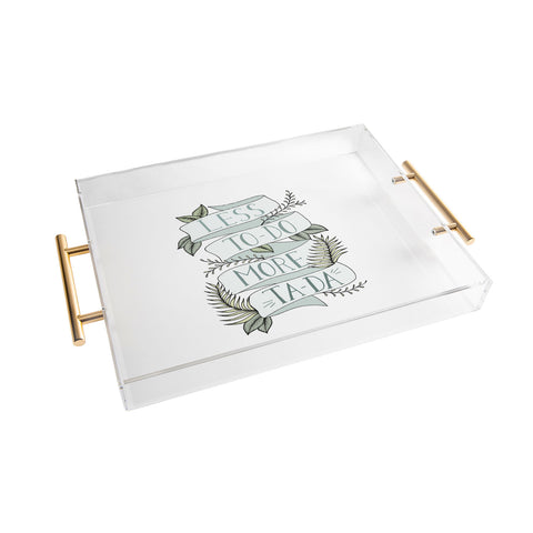 Barlena More Ta Da Acrylic Tray