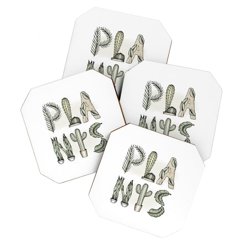 Barlena Plants Coaster Set