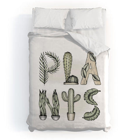 Barlena Plants Duvet Cover