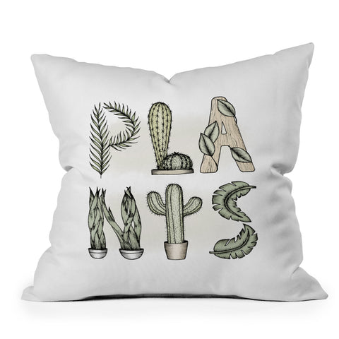 Barlena Plants Outdoor Throw Pillow