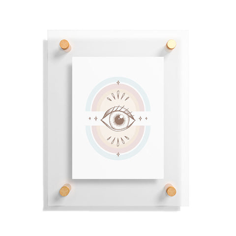 Barlena Retro Eyes Floating Acrylic Print
