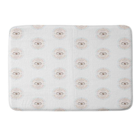 Barlena Retro Eyes Memory Foam Bath Mat