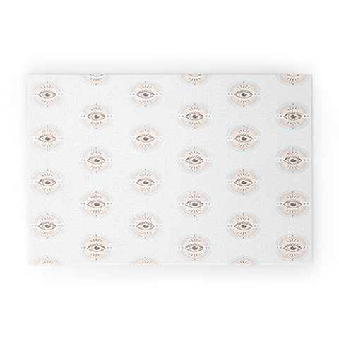Barlena Retro Eyes Welcome Mat