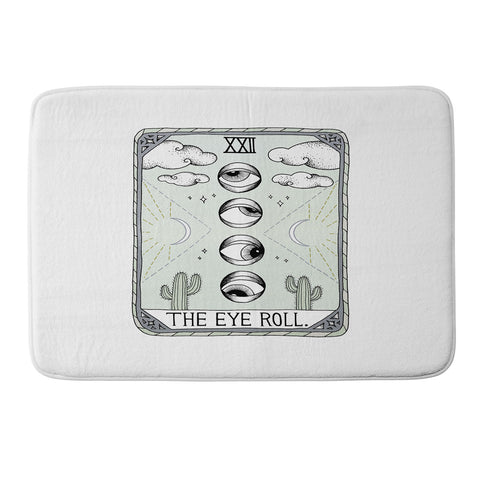 Barlena The Eye Roll Memory Foam Bath Mat