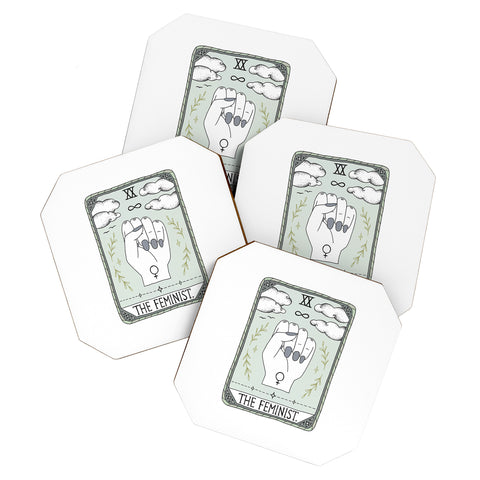 Barlena The Feminist Coaster Set