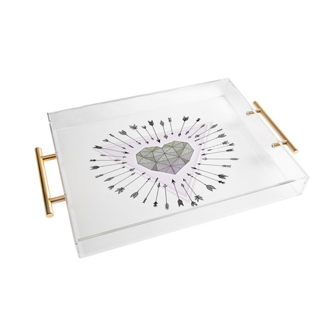 Barlena Young and Unafraid Acrylic Tray