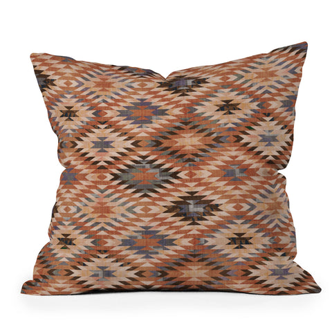 Becky Bailey Arizona Southwestern Tribal Outdoor Throw Pillow
