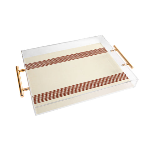 Becky Bailey Band in Rust Acrylic Tray