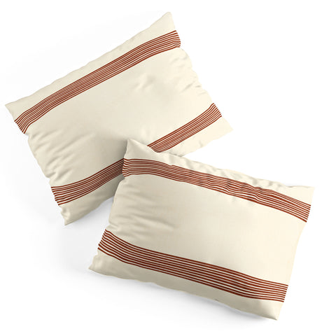 Becky Bailey Band in Rust Pillow Shams