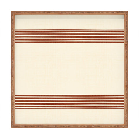 Becky Bailey Band in Rust Square Tray