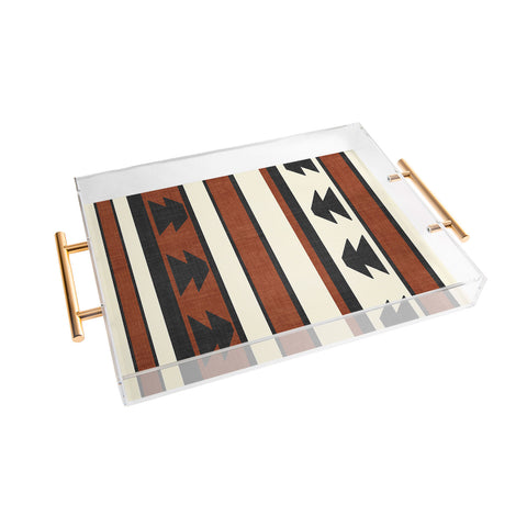 Becky Bailey Province in Rust Acrylic Tray