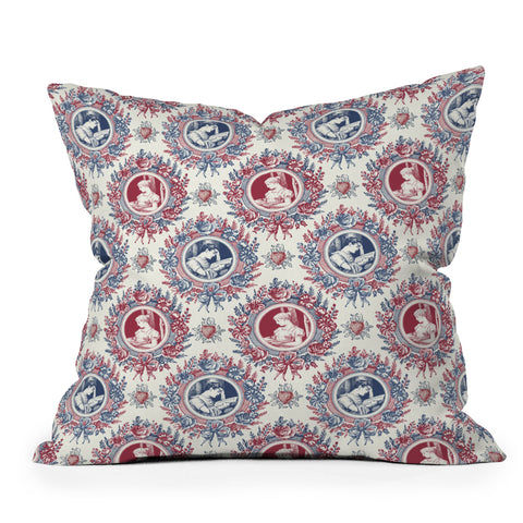Belle13 A quiet evening in two Outdoor Throw Pillow
