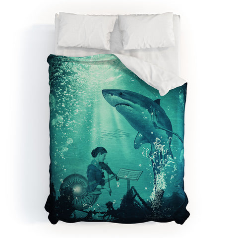 Belle13 Concert Under The Sea Duvet Cover