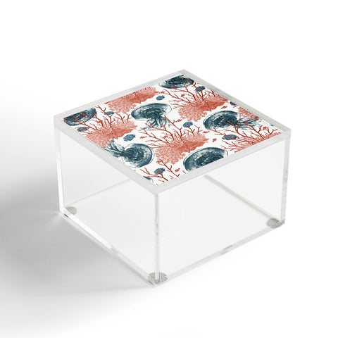 Belle13 Coral And Jellyfish Acrylic Box