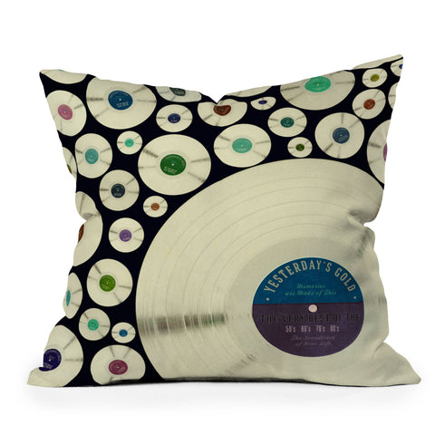 Belle13 Evergreen Music Outdoor Throw Pillow