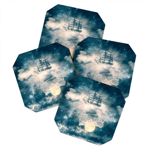 Belle13 I Am Gonna Bring You The Moon Coaster Set