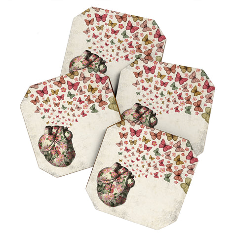 Belle13 In Love 2 Coaster Set