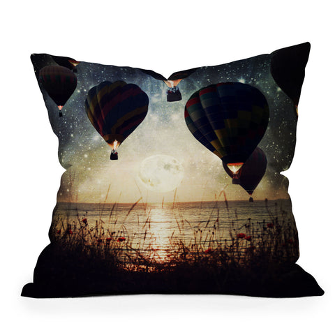 Belle13 Lighting The Night Outdoor Throw Pillow