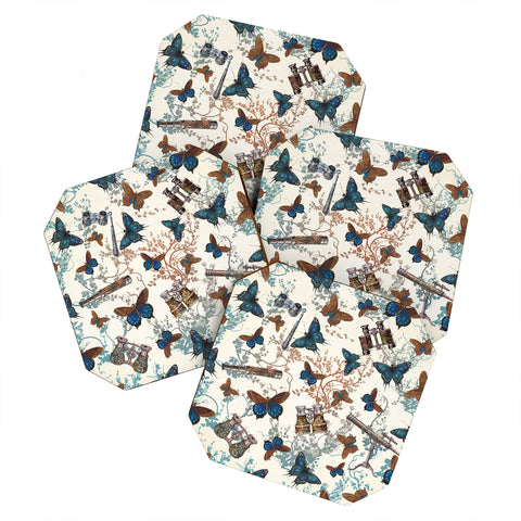 Belle13 Looking For Butterflies Coaster Set