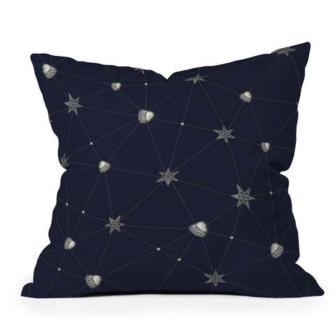 Belle13 Love Constellation Outdoor Throw Pillow