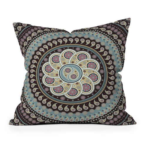 Belle13 Mandala Paisley Outdoor Throw Pillow