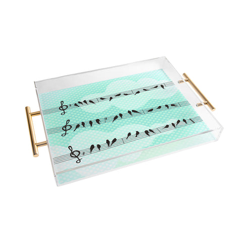 Belle13 Musical Nature Acrylic Tray