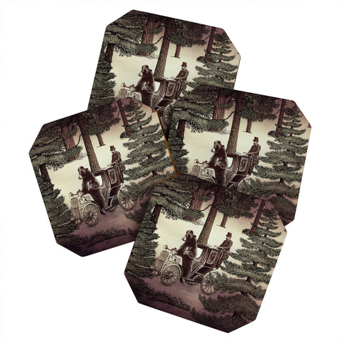 Belle13 My Grandpa Had A Bear Who Had A Squirrel Coaster Set