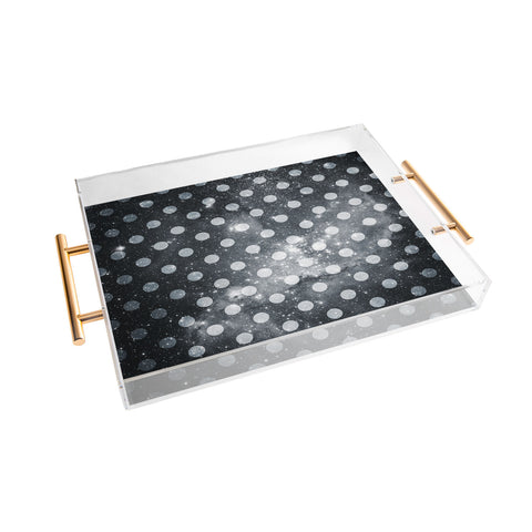 Belle13 Polka Dot Universe Acrylic Tray
