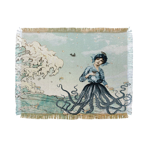 Belle13 Sea Fairy Throw Blanket