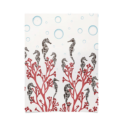 Belle13 Seahorse Forest Poster
